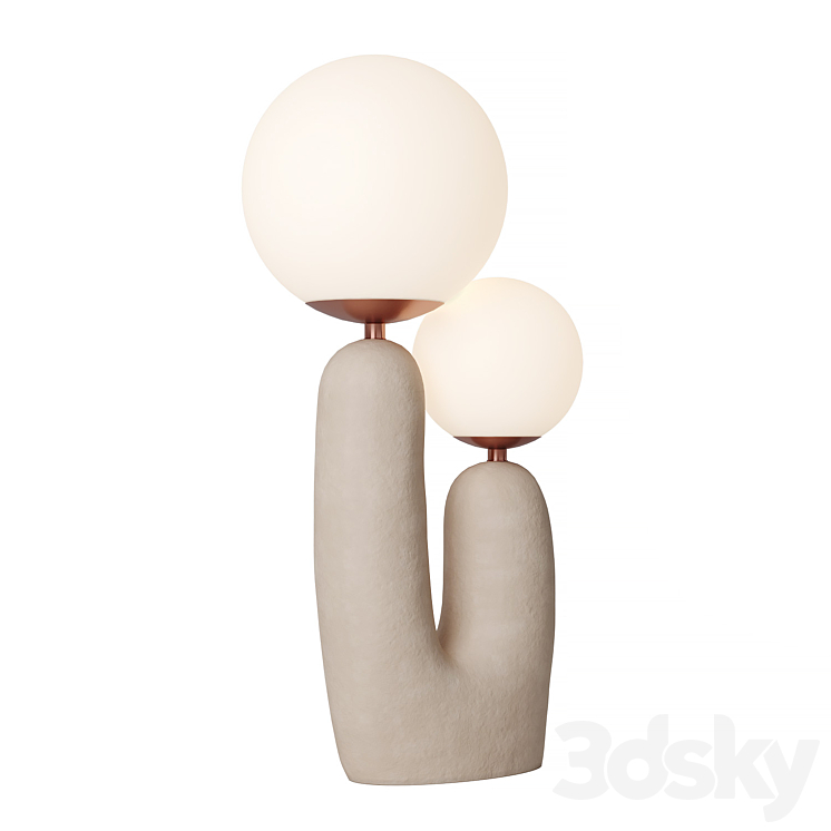 Oo Smooth Table Lamp – Contemporary Hand 3DS Max Model - thumbnail 2
