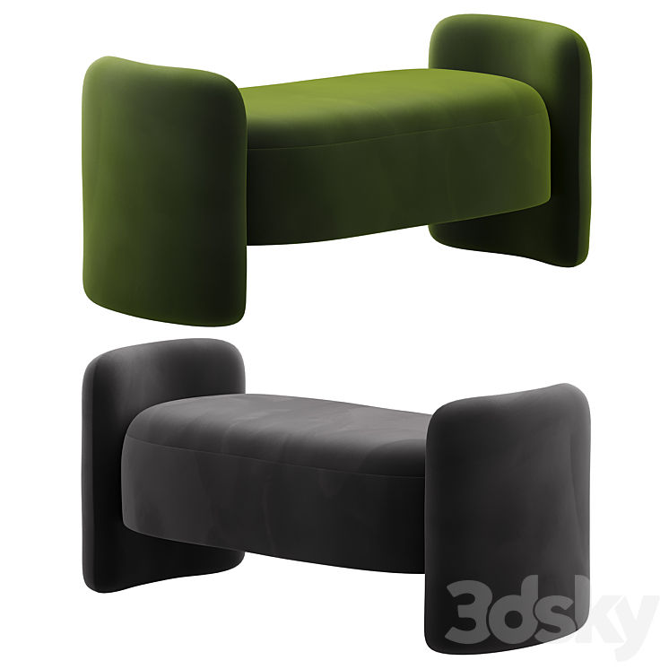 Bench Teano 3D Model Free