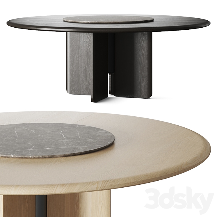 District Eight Faifo Dining Table 3D Model
