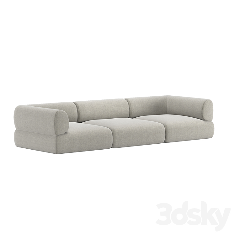 PUFFALO MODULAR SOFAS 3D Model