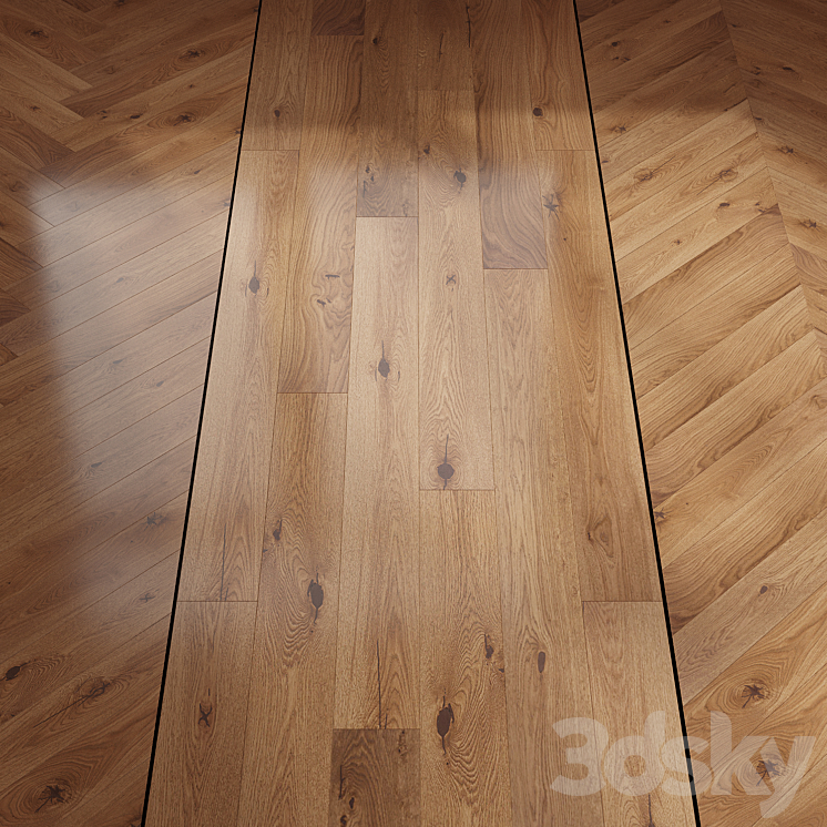 Parquet Oak BERGEN 3D Model