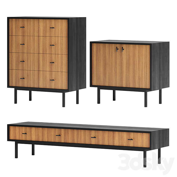 Dressers Emerson 3DS Max Model - thumbnail 1
