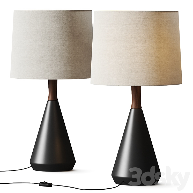 Crate and Barrel Weston Table Lamp 3D Model