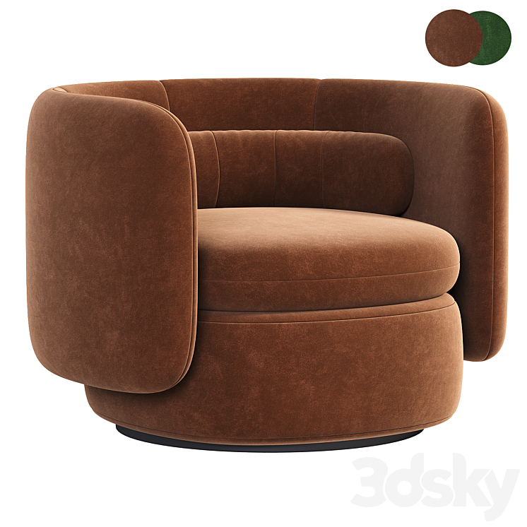 Group armchair 3D Model