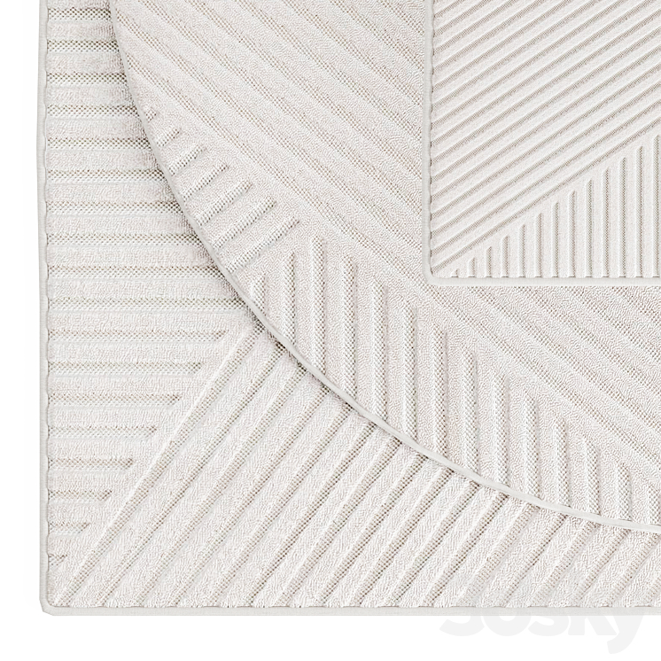 Rug Mars carpet by benuta 3D Model Free