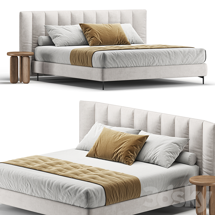 Opera Bed 3D Model