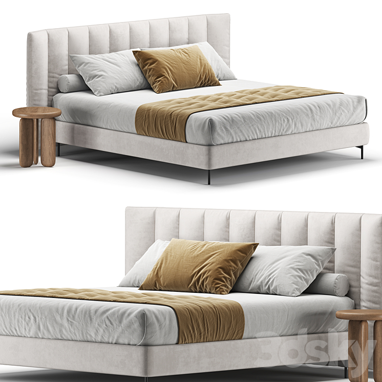 Opera Bed 3D Model