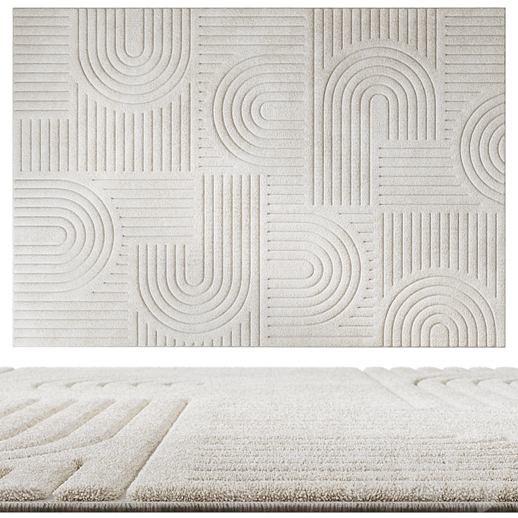 Quincey rug by Eco Kilim 3D Model