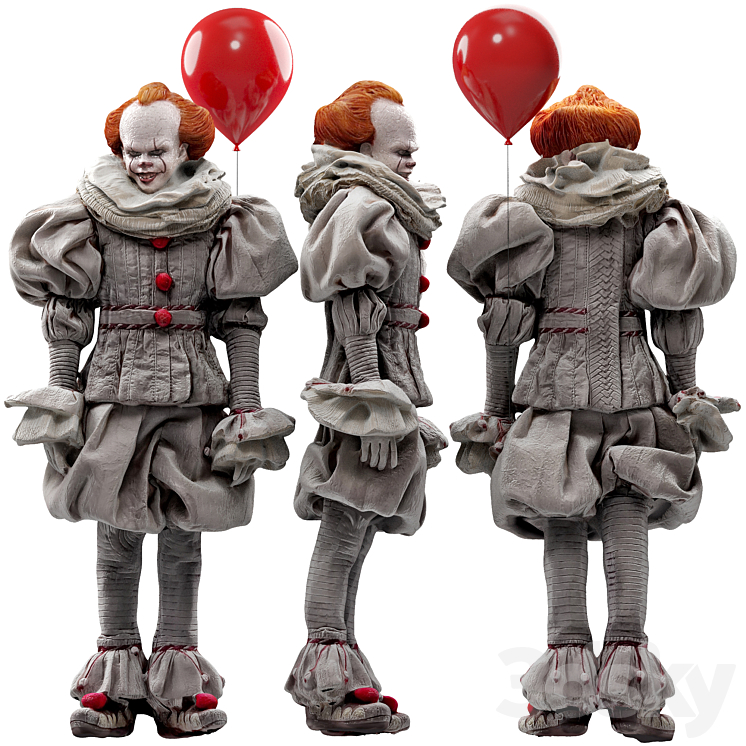 figures INART Pennywise IT 3D Model