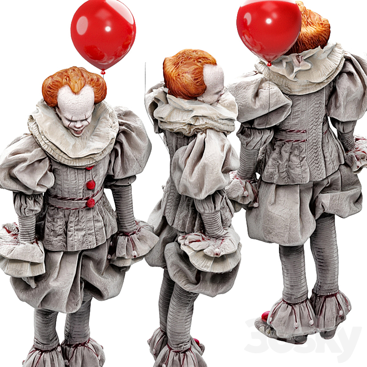 figures INART Pennywise IT 3D Model