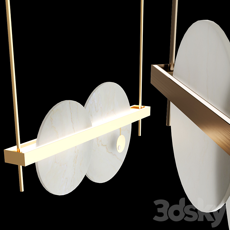 LUNA NUOVA Pendant lamp By Patrizia Volpato 3D Model