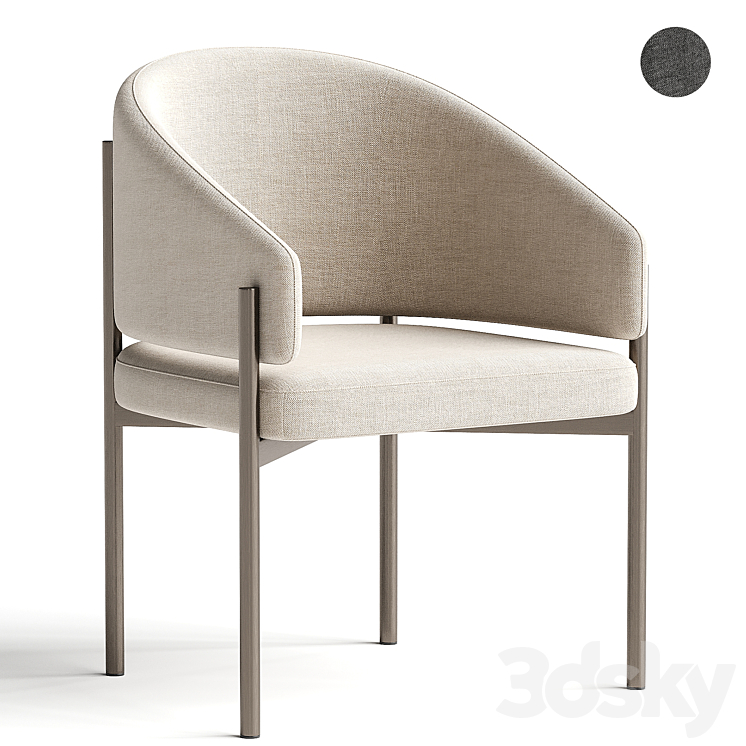 Solana Dining Chair 3D Model