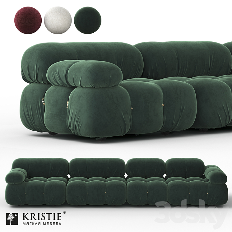 OM sofa KRISTIE mebel Asti 3D Model