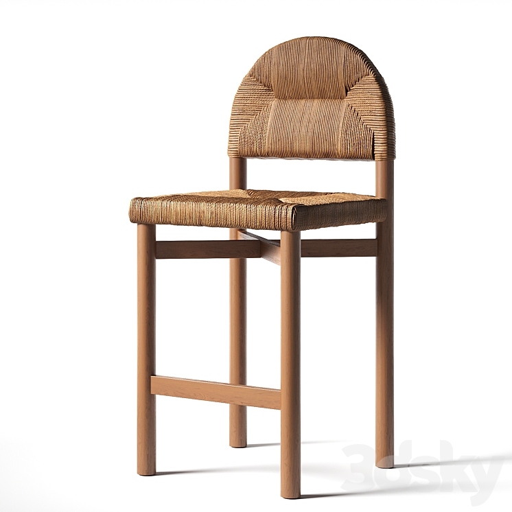 The Grace Counter Stool 3DS Max Model - thumbnail 1