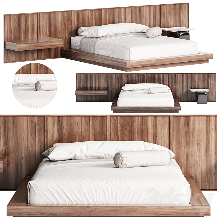 Samba Bed by Invisible Collection 3D Model