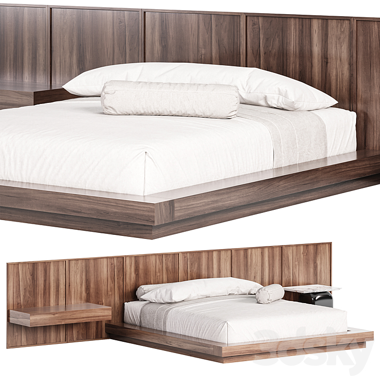 Samba Bed by Invisible Collection 3DS Max - thumbnail 2