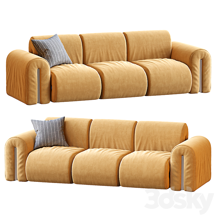 COLLE sofa 3DS Max - thumbnail 2