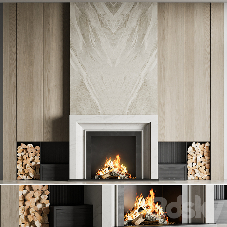 Fireplace 15 3D Model