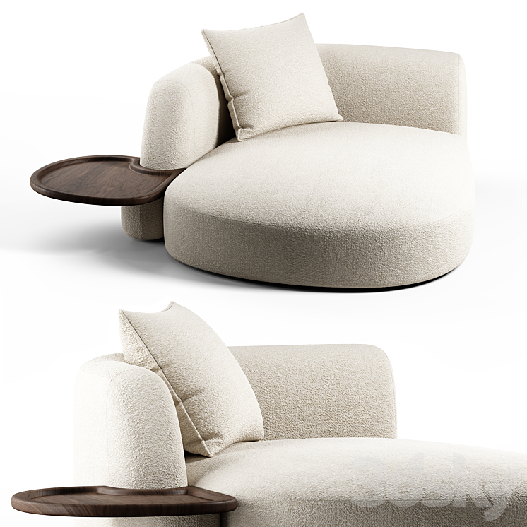 Kookudesign – OZE Modular Sofa #4 by Christophe Delcourt 3D Model