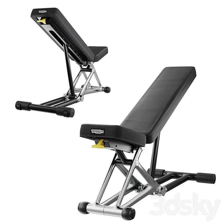 Technogym Bench Personal 3DS Max Model - thumbnail 1