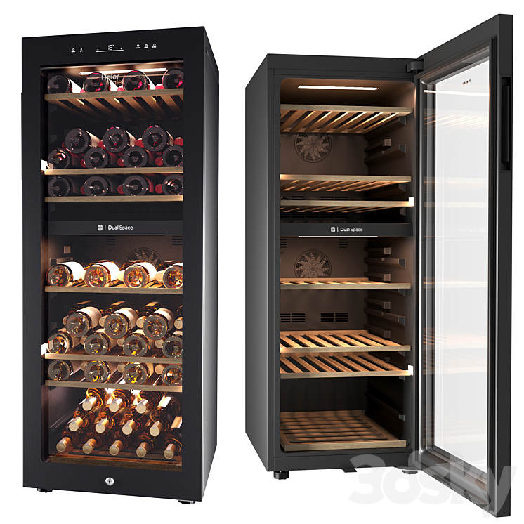 Wine cabinet (refrigerator) Haier FWC77GDAU1 3DS Max Model - thumbnail 2