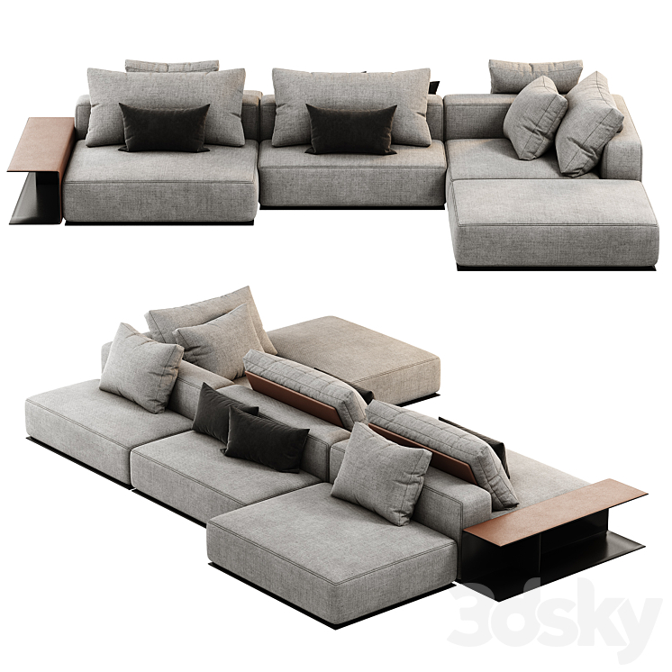 Poliform WESTSIDE sofa 3D Model