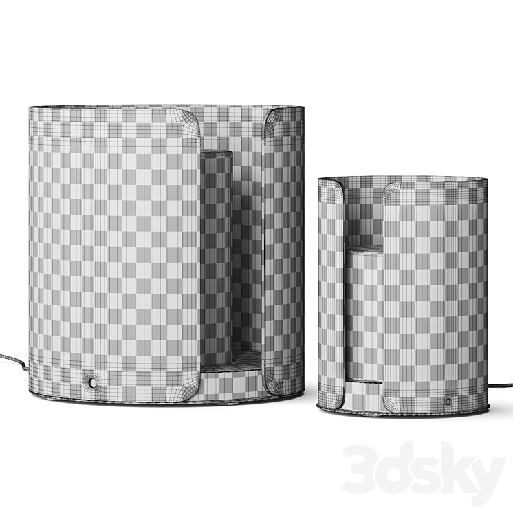 Natevo Alba Table Lamps 3DS Max Model - thumbnail 2