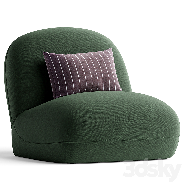 Tangyuan Lounge Chair 3D Model