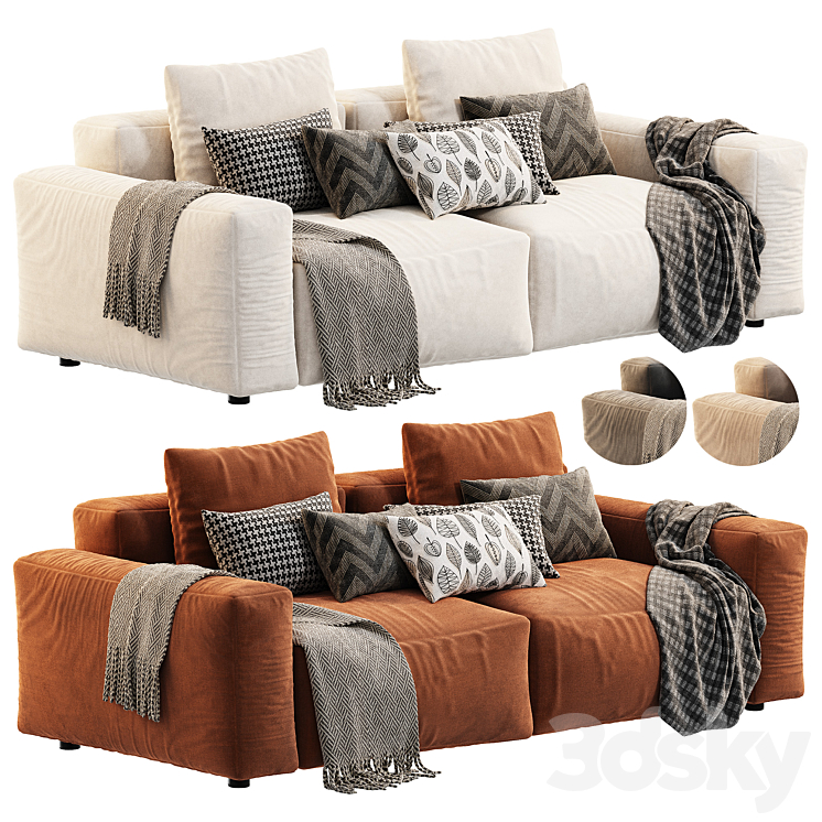 Sofa ONE 02 3D Model