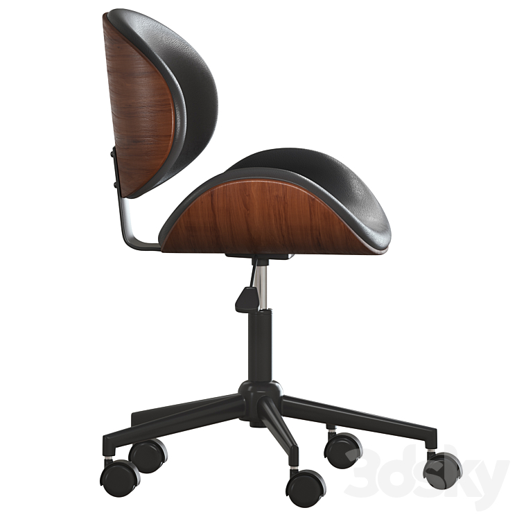 Reno office chair by THE HOME DECO FACTORY 3DS Max Model - thumbnail 2