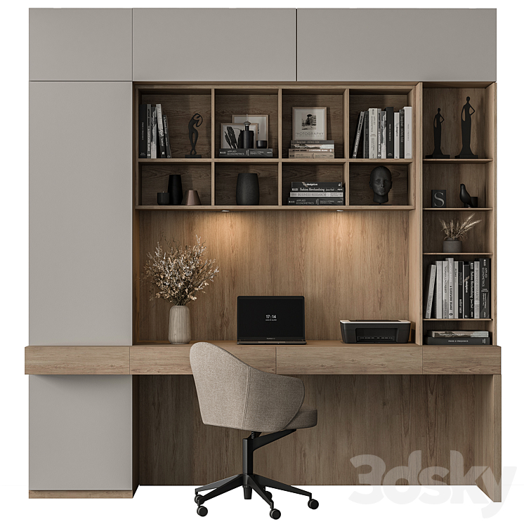 Home Office – Office Furniture 456 3D Model