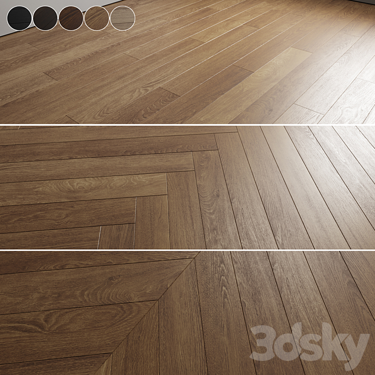 Oak Floor 031 3D Model
