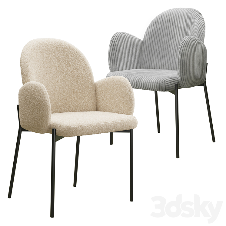 chairs BARSELONA & MEYSI 3D Model