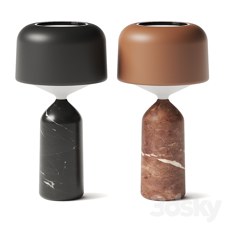Gloster Ambient Pebble Table Lamp 3D Model