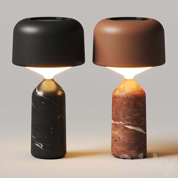 Gloster Ambient Pebble Table Lamp 3DS Max - thumbnail 2