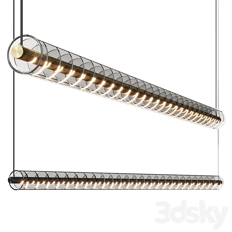 Arkos Light Loop Pendant Lamp 3DS Max Model - thumbnail 1