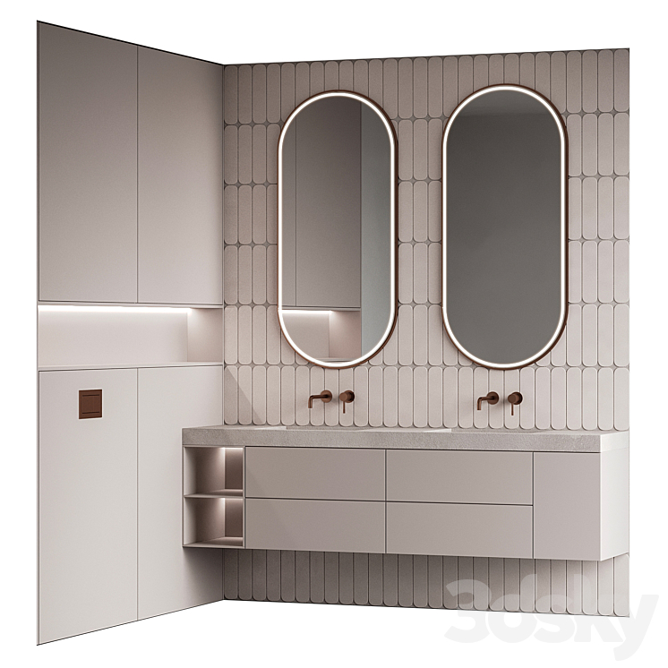 Bathroom furniture 12 3D Model