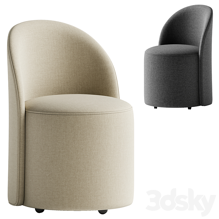 Margaux Side Chair 3D Model