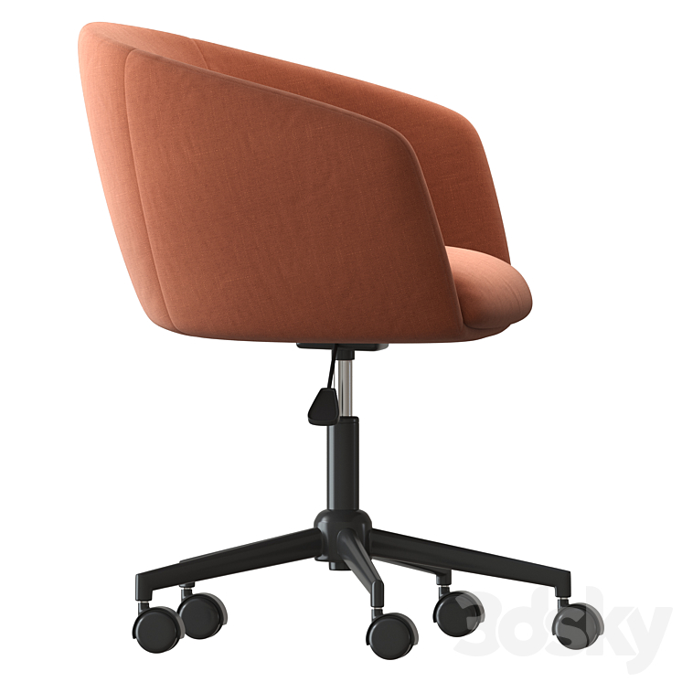 Office chair Thea by La Redoute 3DS Max Model - thumbnail 2