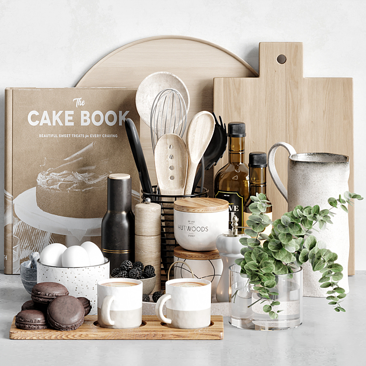 Kitchen Accessories 32 3D Model Free