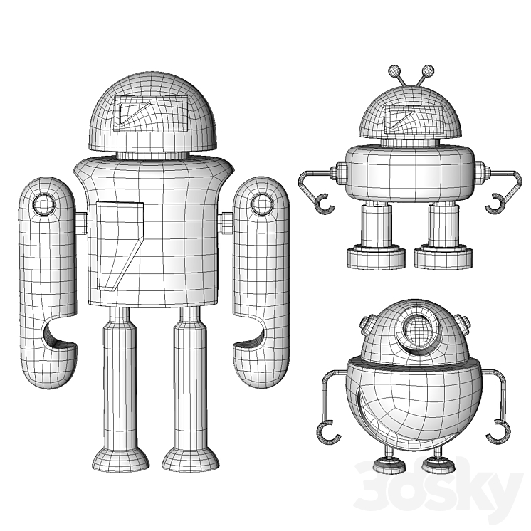 robot collection vol 06 3D Model Free
