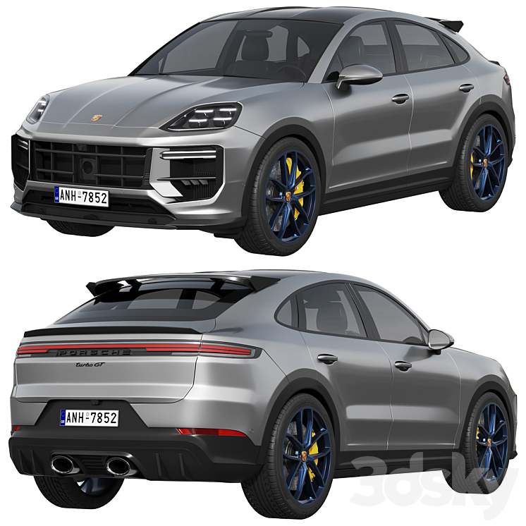 Porsche Cayenne Turbo GT 2024 3D Model