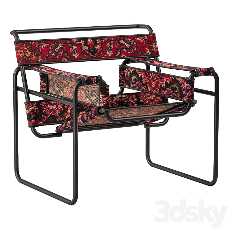“Chair “”Vasily”” from a carpet” 3D Model