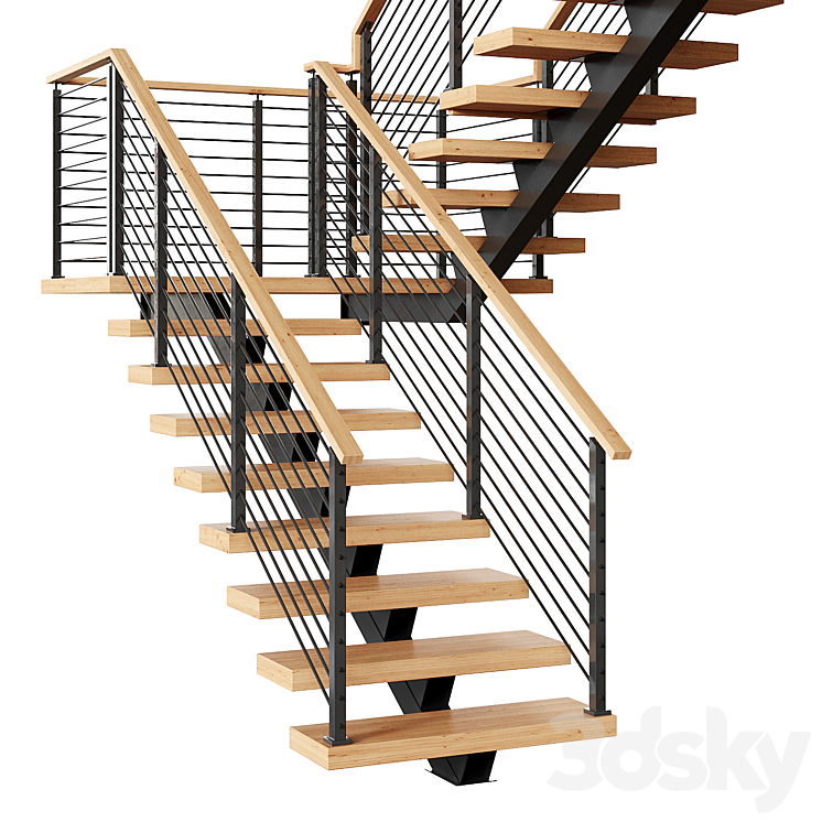 Stair 6 3D Model Free
