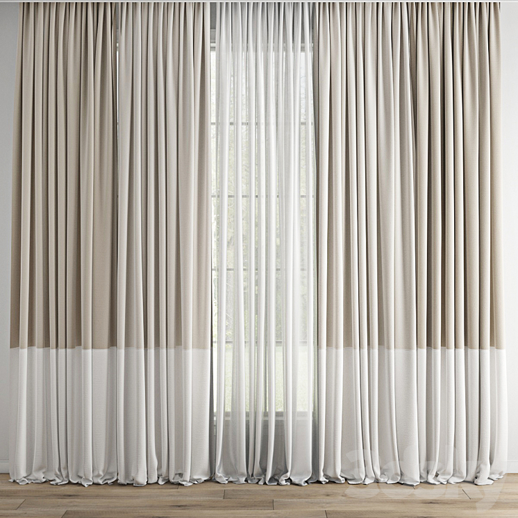 Curtain 793 3D Model