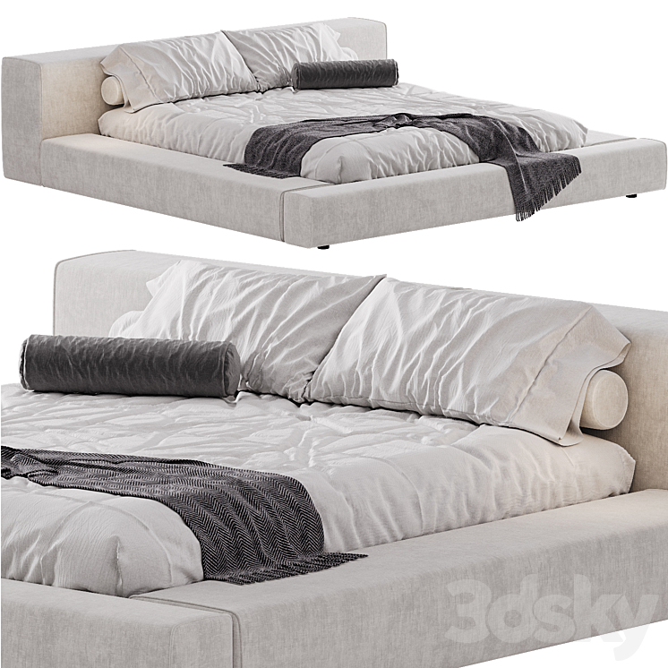 Extra Wall Bed by Living Divani 2 3D Model