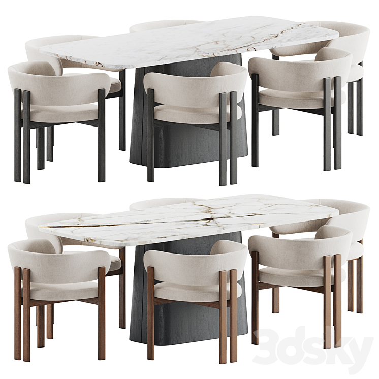 Dining Set 18 3D Model