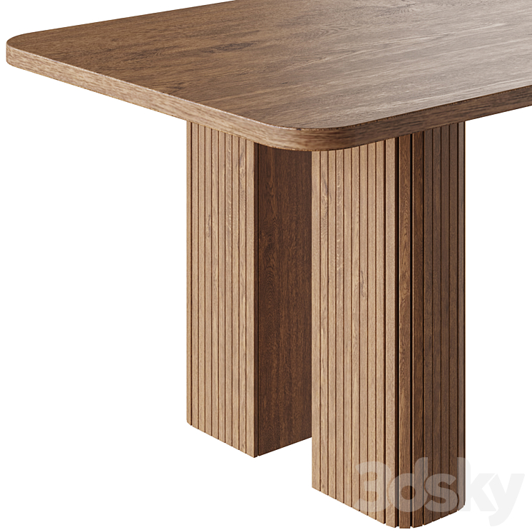 Dining table for 6/8 persons Lazar 3D Model
