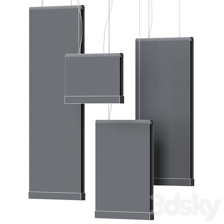 Curtain by Vibia 3D Model Free