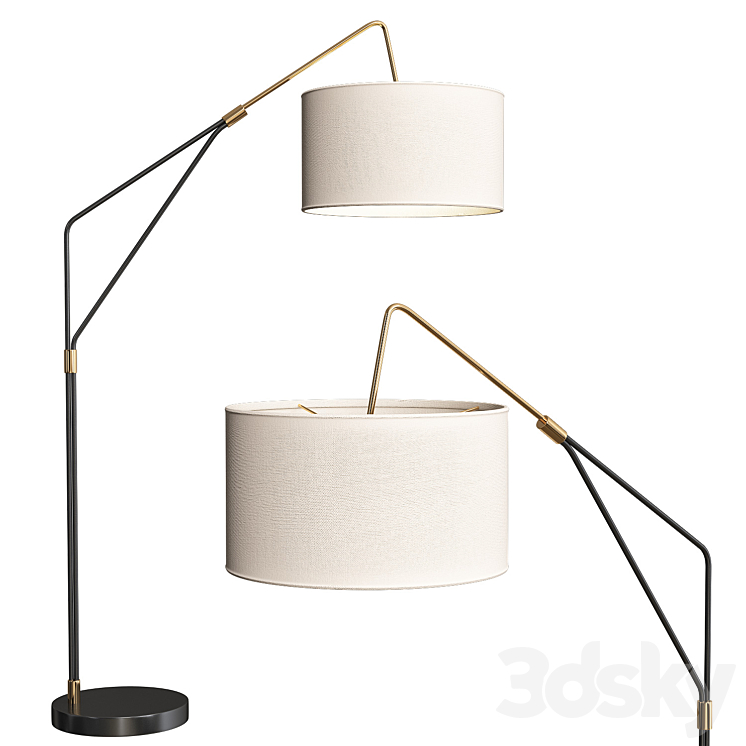 Bedside Floor Lamp 3D Model